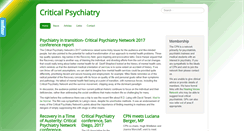 Desktop Screenshot of criticalpsychiatry.co.uk