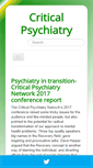 Mobile Screenshot of criticalpsychiatry.co.uk